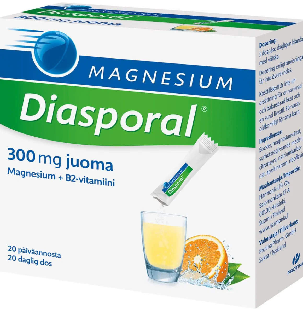 DIASPORAL MAGNESIUM 300 ANNOSPUSSIT 20 KPL