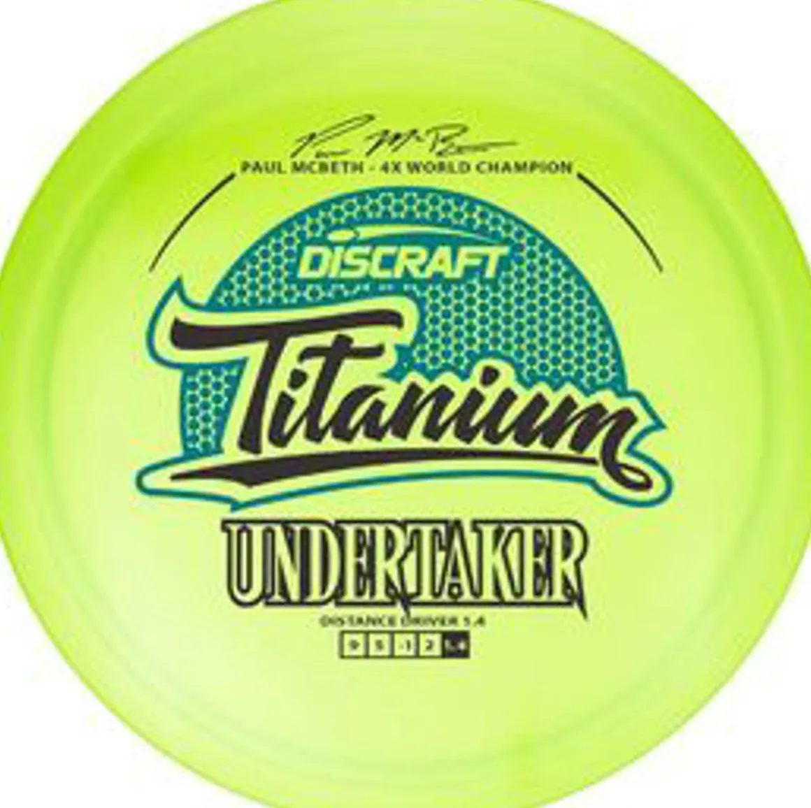 DISCRAFT TITANIUM UNDERTAKER PAUL MCBETH VÄYLÄDRAIVERI