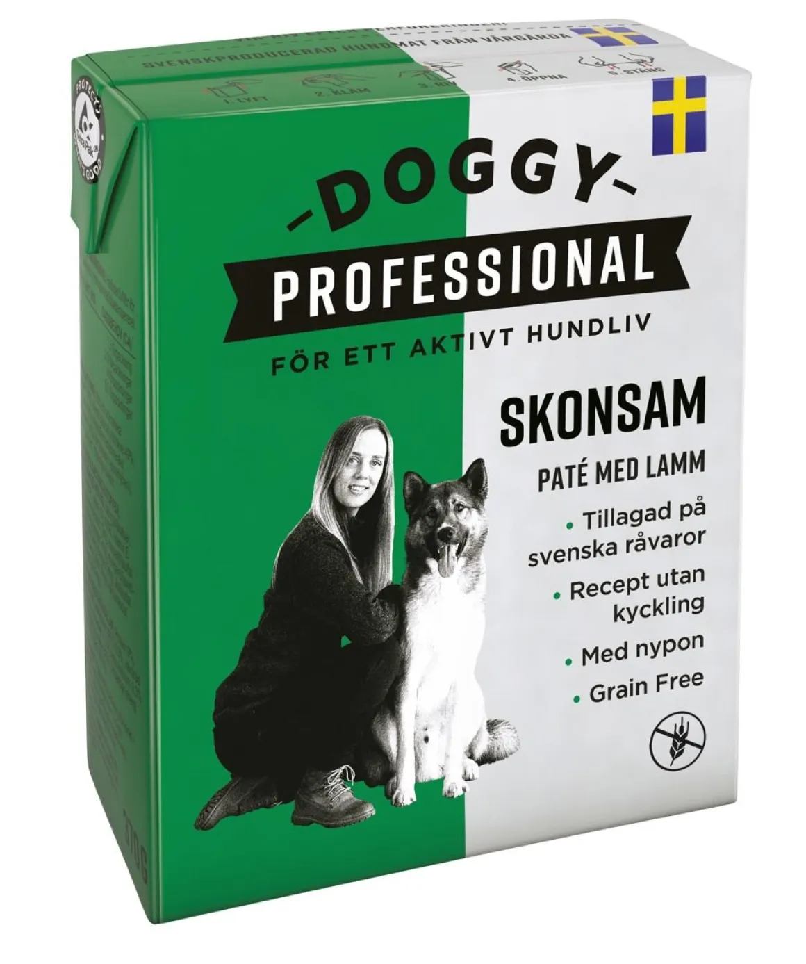 DOGGY PROFESSIONAL SKONSAM LIHAPATE HERKKÄVATSAISILLE KOIRILLE