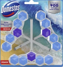 DOMESTOS WC-RAIKASTIN POWER 5 OCEAN 3-PACK 3 KPL