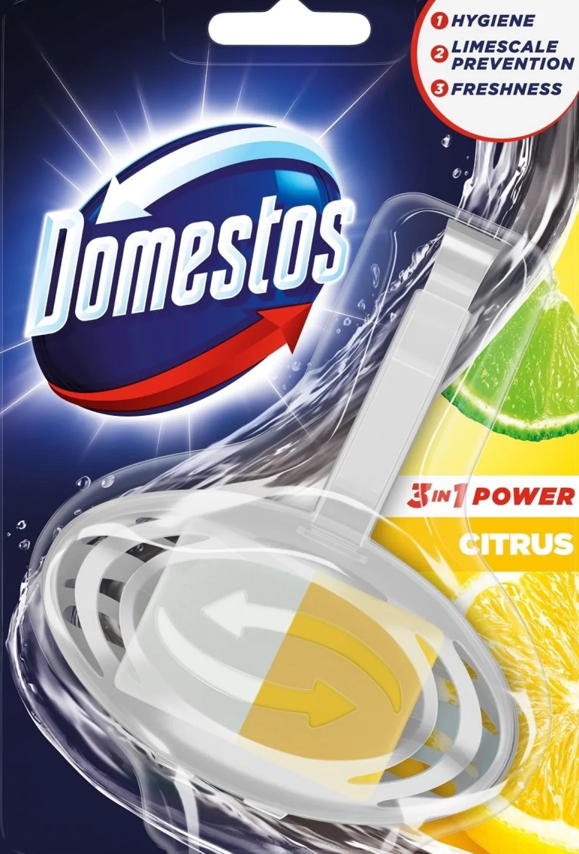 DOMESTOS 3-IN-1 WC-RAIKASTIN CITRUS FRESH