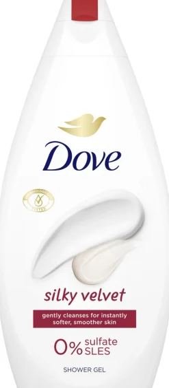DOVE  ESSENTIAL SILKY VELVET SUIHKUSAIPPUA 450 ML