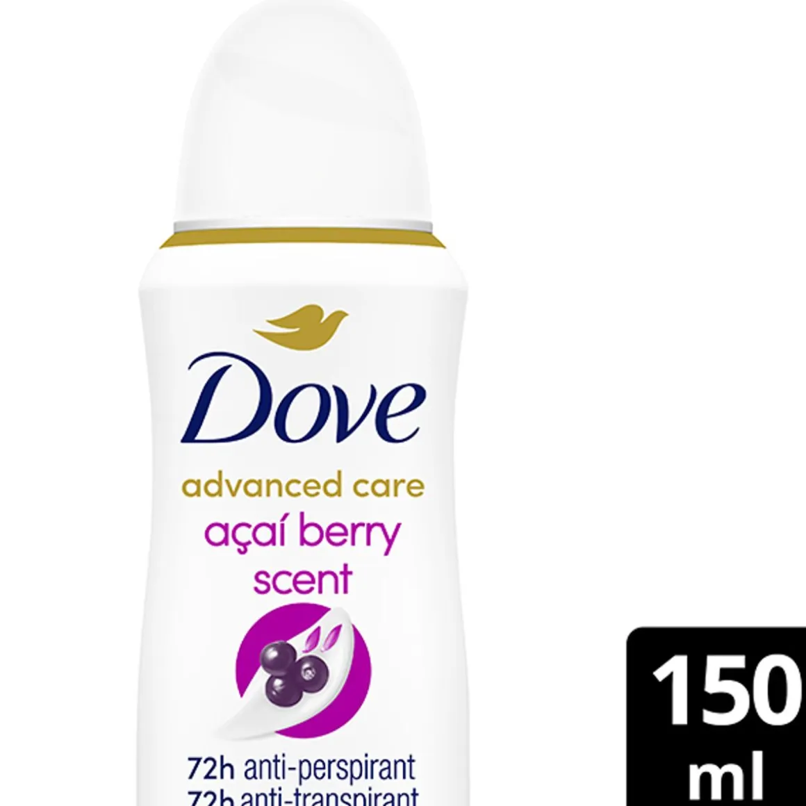 DOVE 72H ADVANCED CARE ACAI&WATERLILY SPRAY 150 ML