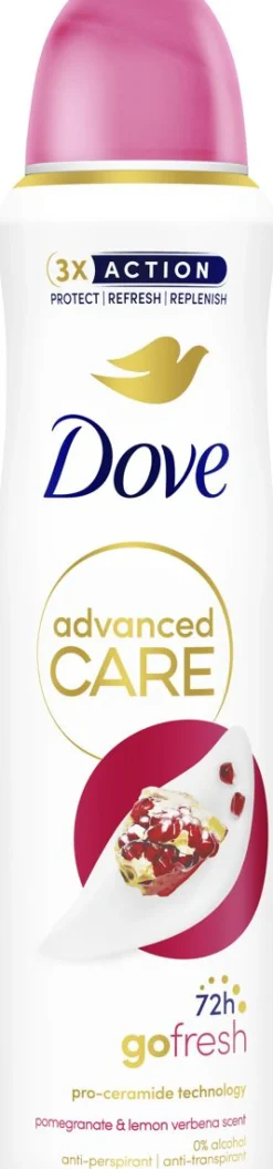 DOVE 72H ADVANCED CARE POMEGRANATE&LEMON VERBENA SPRAY 150