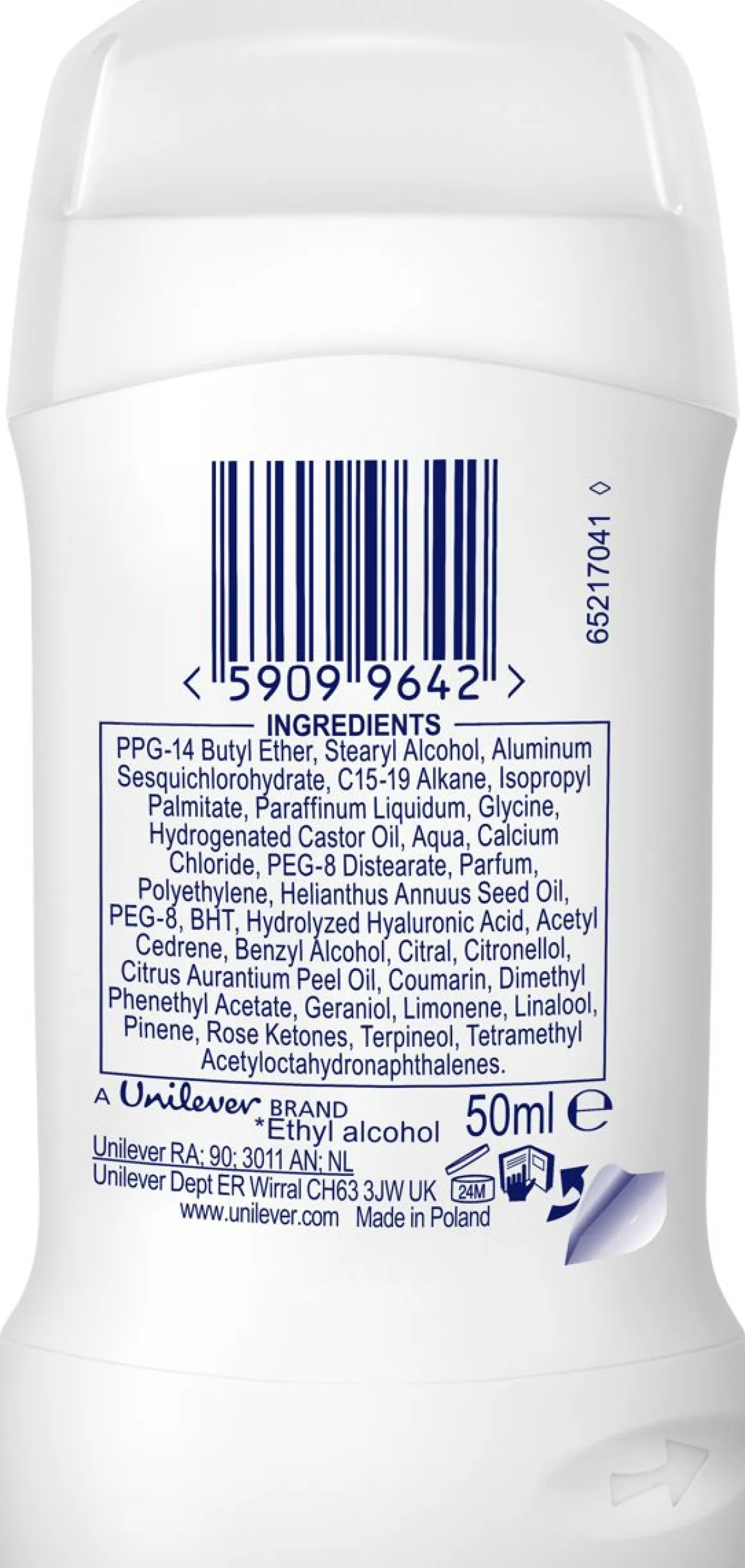 DOVE 72H ADVANCED POMEGRANATE & LEMON VERBENA STICK 50 ML