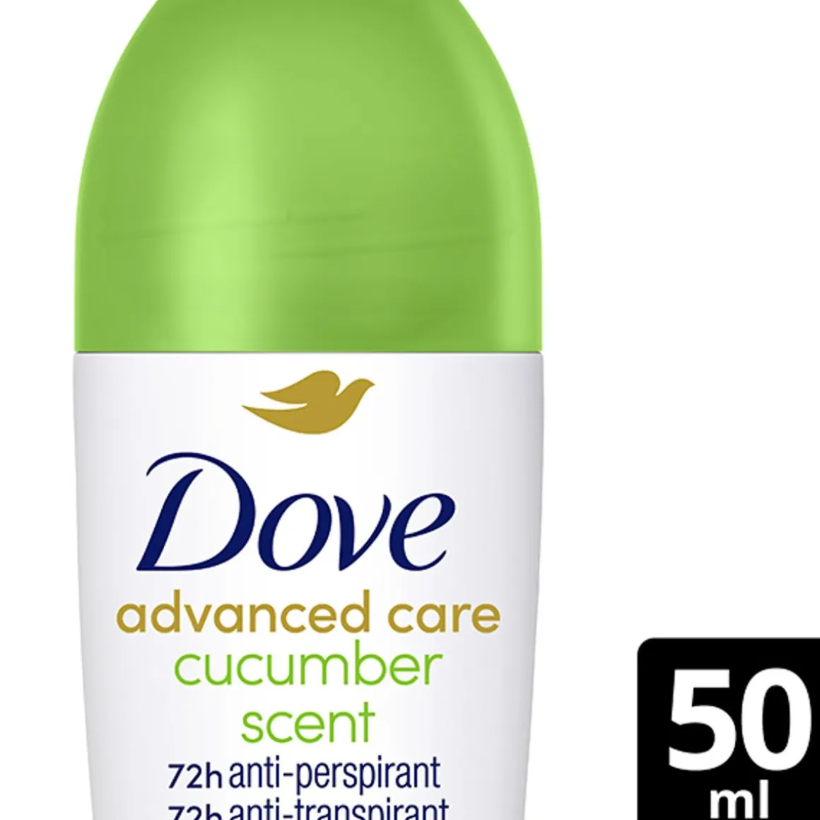 DOVE 72H ROLL-ON ADVANCED CARE CUCUMB&GREENTEA 50 ML