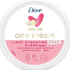 DOVE LIGHT HYDRATION MULTIPURPOSE VARTALOVOIDE 250 ML