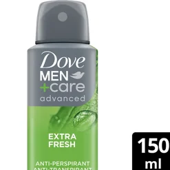 DOVE MEN+CARE SPRAY ADVANCED EXTRA FRESH 150 ML
