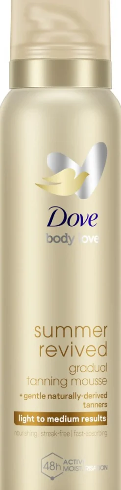 DOVE TANNING MOUSSE FAIR TO MEDIUM 150 ML