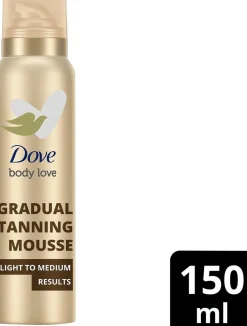 DOVE TANNING MOUSSE FAIR TO MEDIUM 150 ML