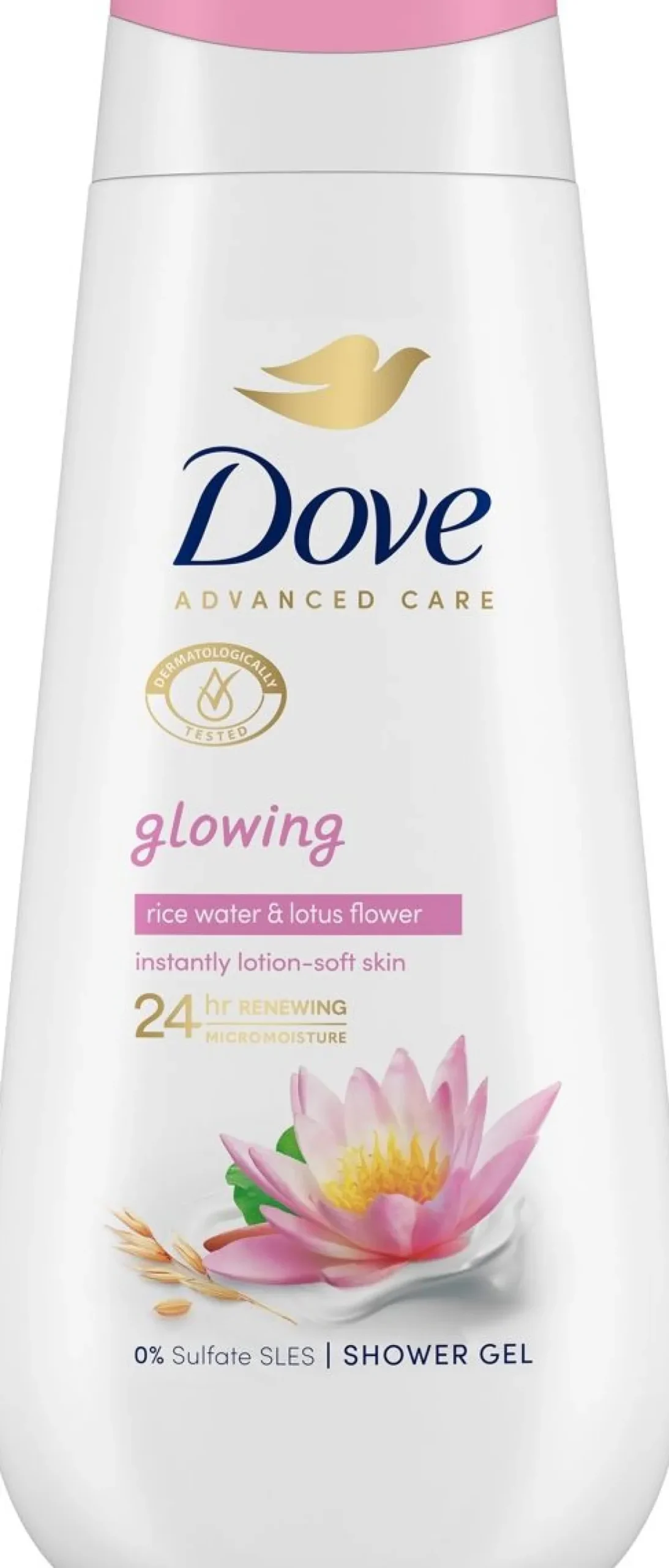 DOVE ADVANCED GLOWING SUIHKUSAIPPUA 225 ML