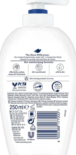 DOVE CREAM WASH KÄSISAIPPUA 250 ML