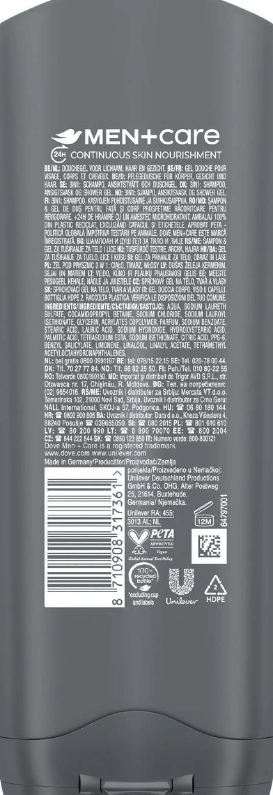 DOVE DOVE MEN+CARE SUIHKUSAIPPUA COOL FRESH 250 ML 250 ML