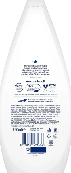 DOVE ESSENTIAL FRESH CARE SUIHKUSAIPPUA 720 ML