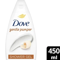 DOVE ESSENTIAL GENTLE PAMPER SUIHKUSAIPPUA 450 ML