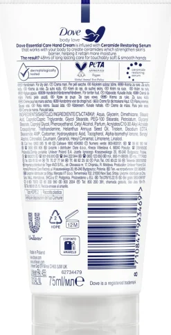 DOVE ESSENTIAL HAND CREAM 75 ML