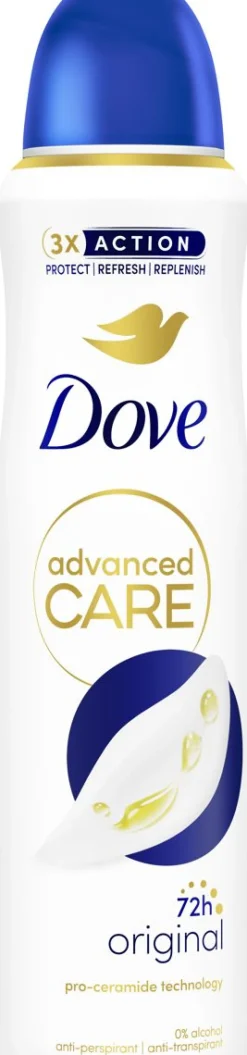DOVE 72H ADVANCED CARE ORIGINAL SPRAY 150 ML