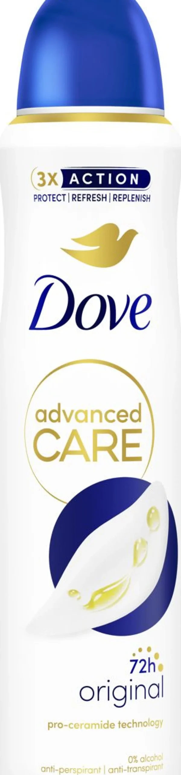 DOVE 72H ADVANCED CARE ORIGINAL SPRAY 150 ML