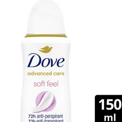 DOVE 72H ADVANCED CARE SOFT FEEL SPRAY 150 ML