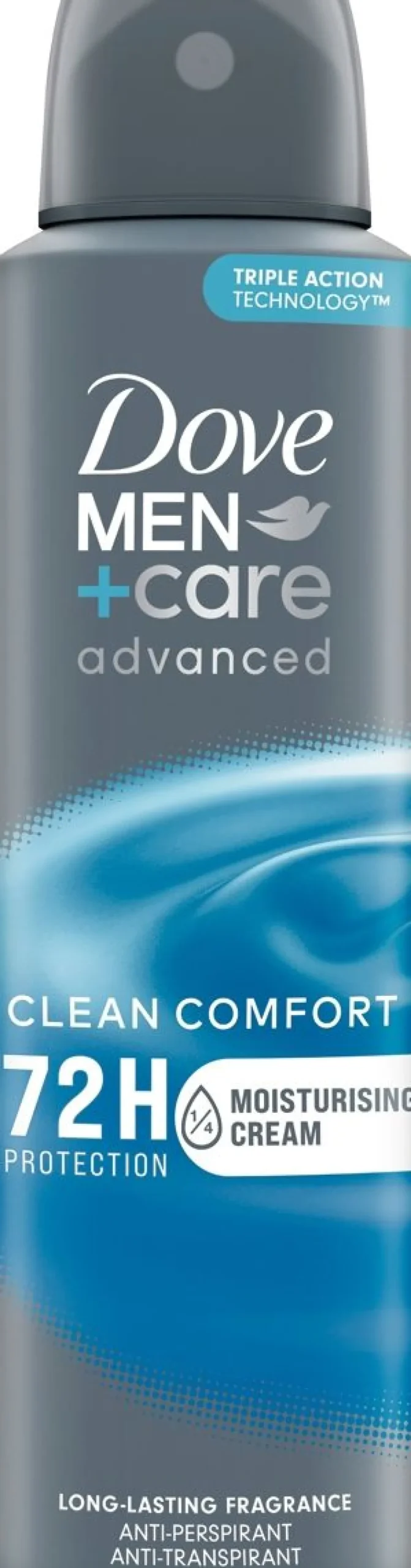 DOVE MEN+CARE SPRAY ADVANCED CLEAN COMFORT 150 ML
