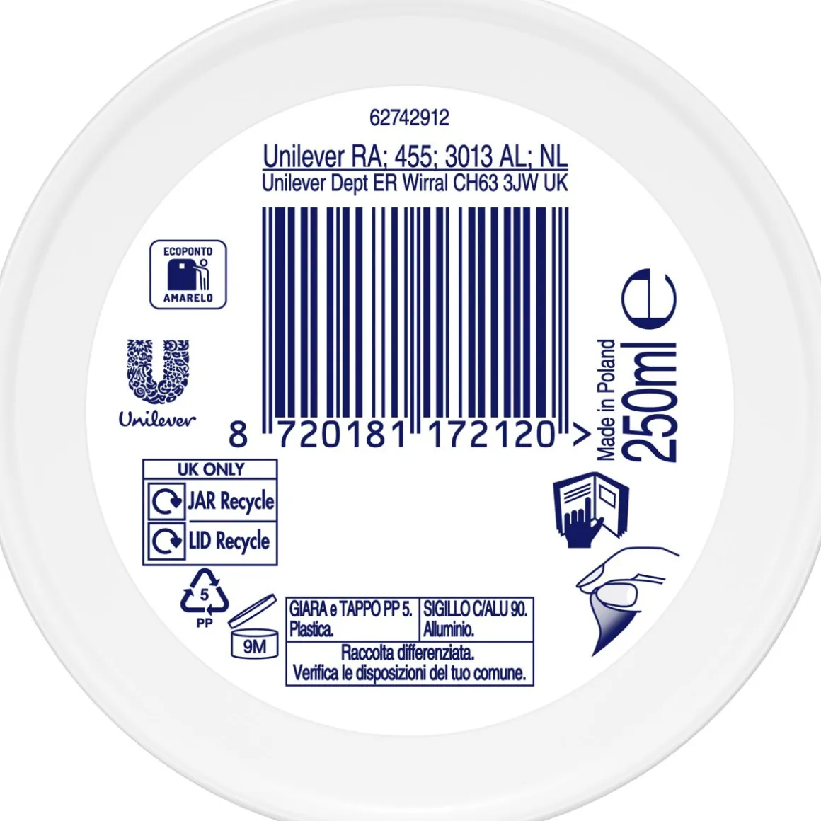 DOVE NOURISHING MULTIPURPOSE VARTALOVOIDE 250 ML