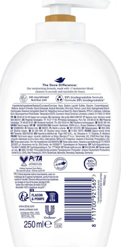 DOVE SHEABUTTER NESTESAIPPUA 250 ML