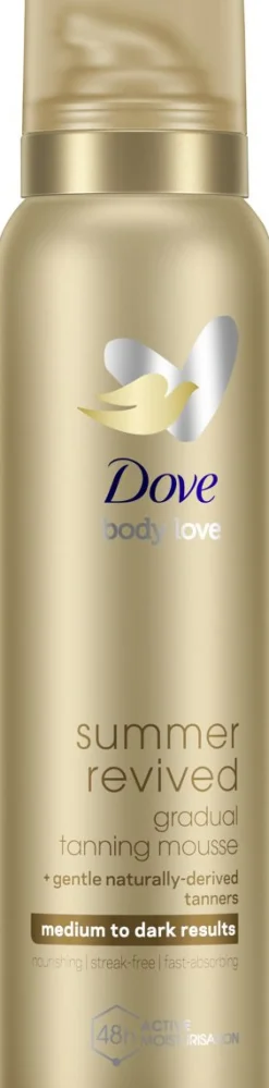 DOVE TANNING MOUSSE MEDIUM TO DARK 150 ML