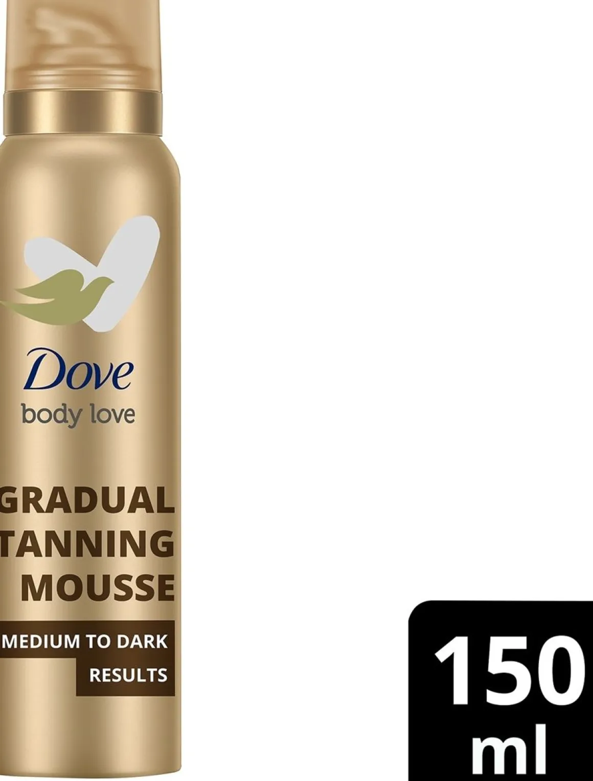 DOVE TANNING MOUSSE MEDIUM TO DARK 150 ML