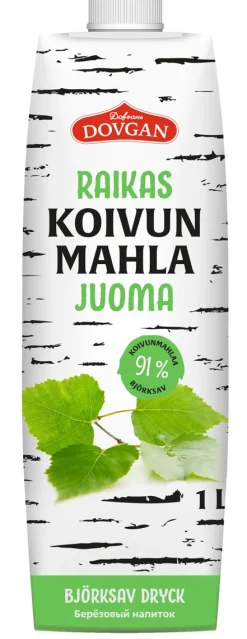 DOVGAN KOIVUNMAHLAJUOMA 91% MINTUNMAKUINEN 1 L