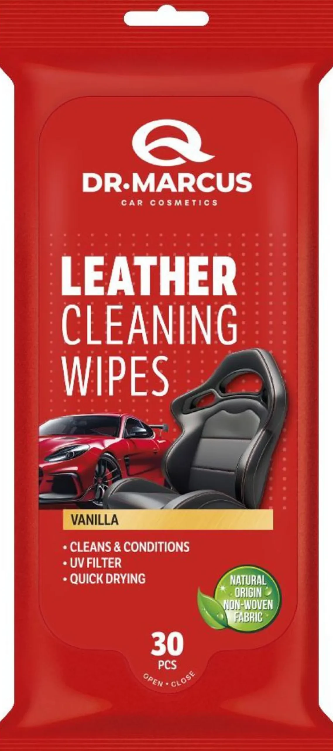 DR MARCUS TITANIUM WIPES PUHDISTUSLIINA NAHKAPINNAT 30 KPL V
