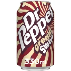 DR PEPPER CREAM SWIRL TLK (UK) 330 ML