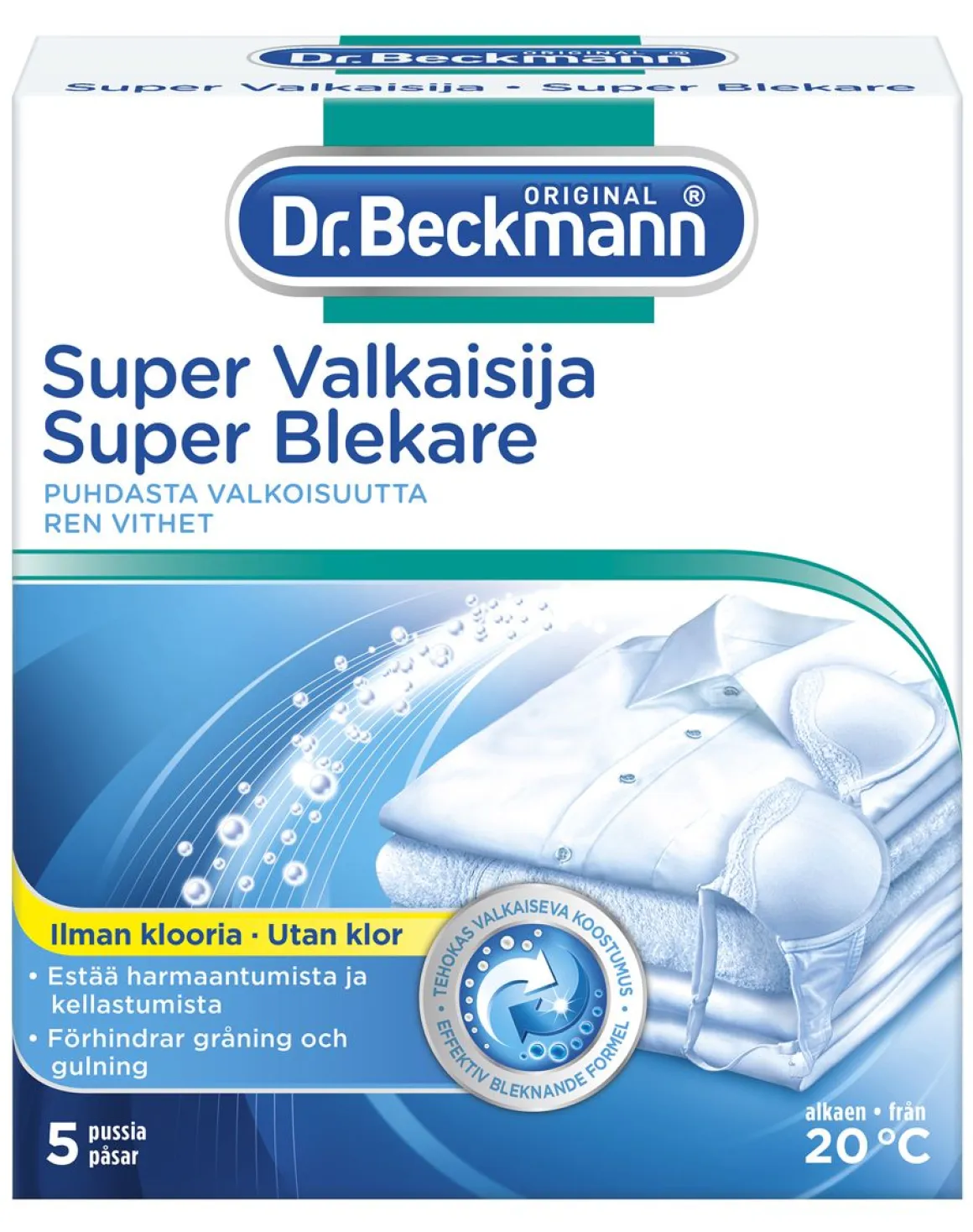 DR BECKMANN SUPER VALKAISIJA 5KPL 200 G
