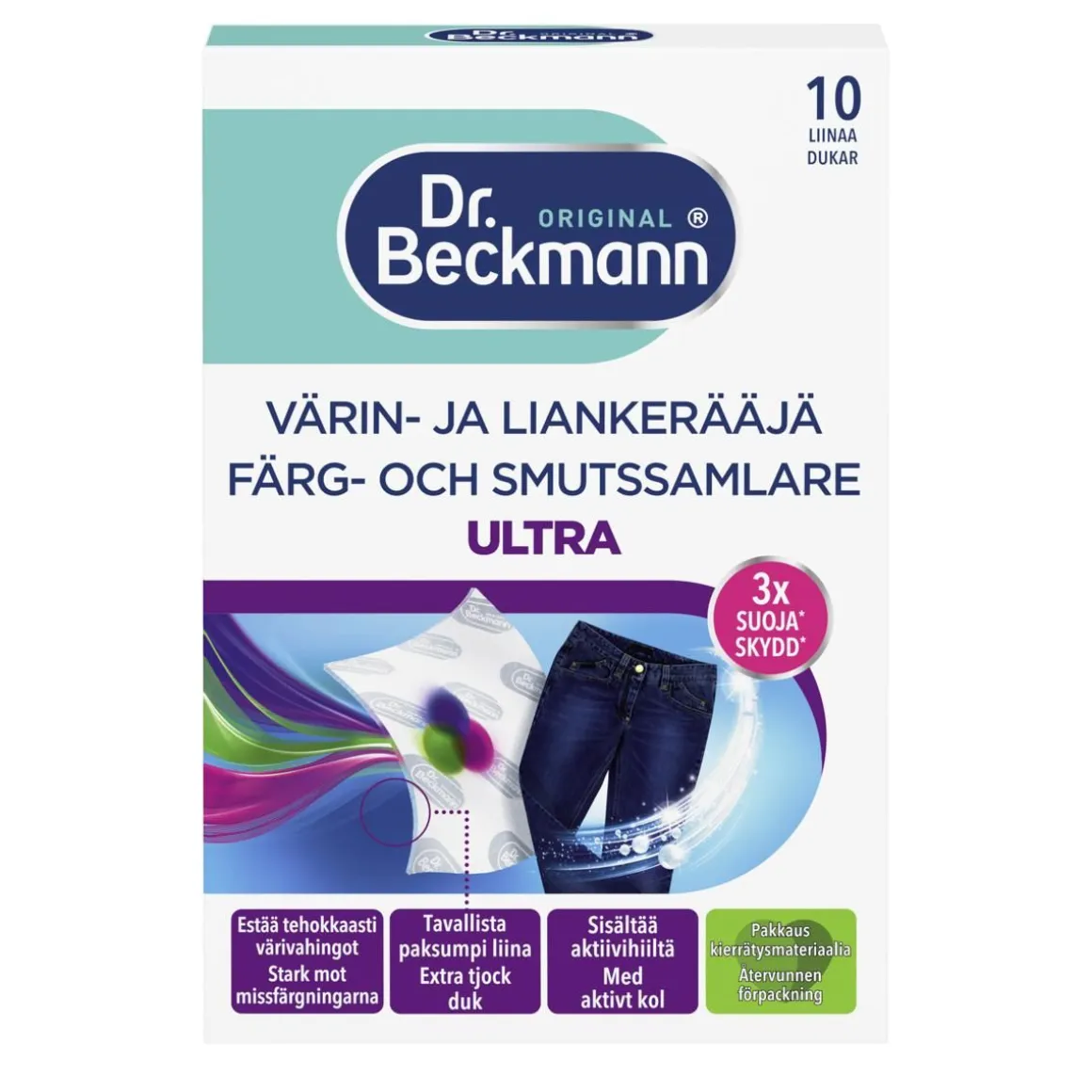 DR BECKMANN VÄRIN- JA LIANKERÄÄJÄ ULTRA 10KPL