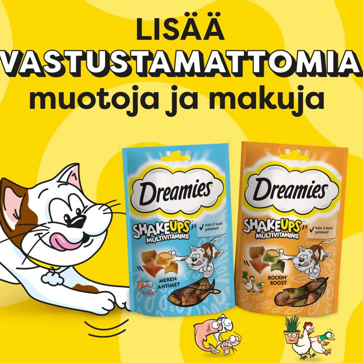 DREAMIES SHAKEUPS MULTIVITAMIINI MEREN ANTIMET 55 G