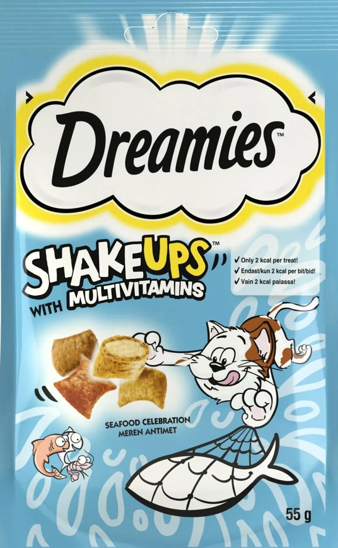 DREAMIES SHAKEUPS MULTIVITAMIINI MEREN ANTIMET 55 G