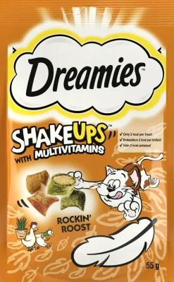 DREAMIES SHAKEUPS MULTIVITAMIINI ROCKIN' ROOST 55 G