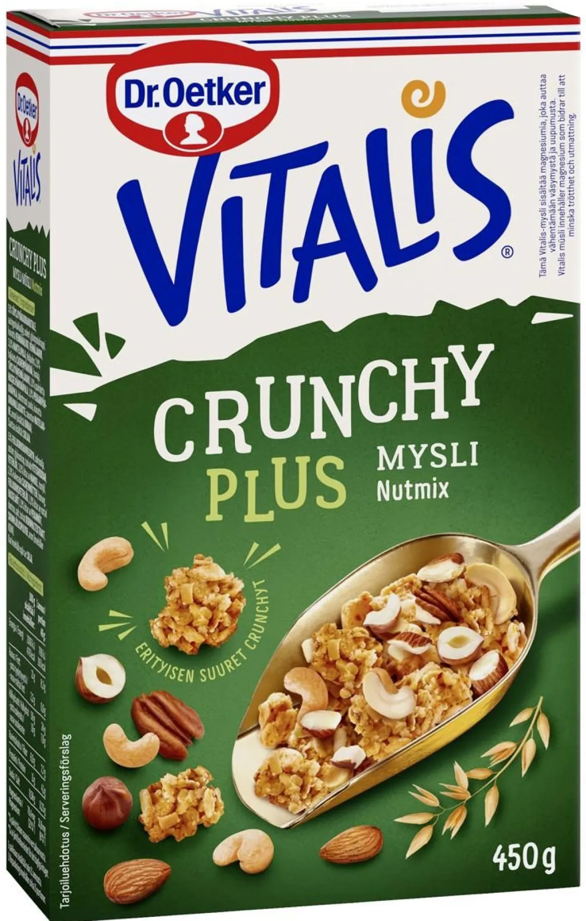 DR. OETKER CRUNCHY NUT-MIX MYSLI 450 G