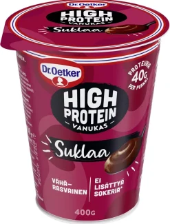 DR. OETKER HIGH PROTEIN VANUKAS SUKLAA 400 G