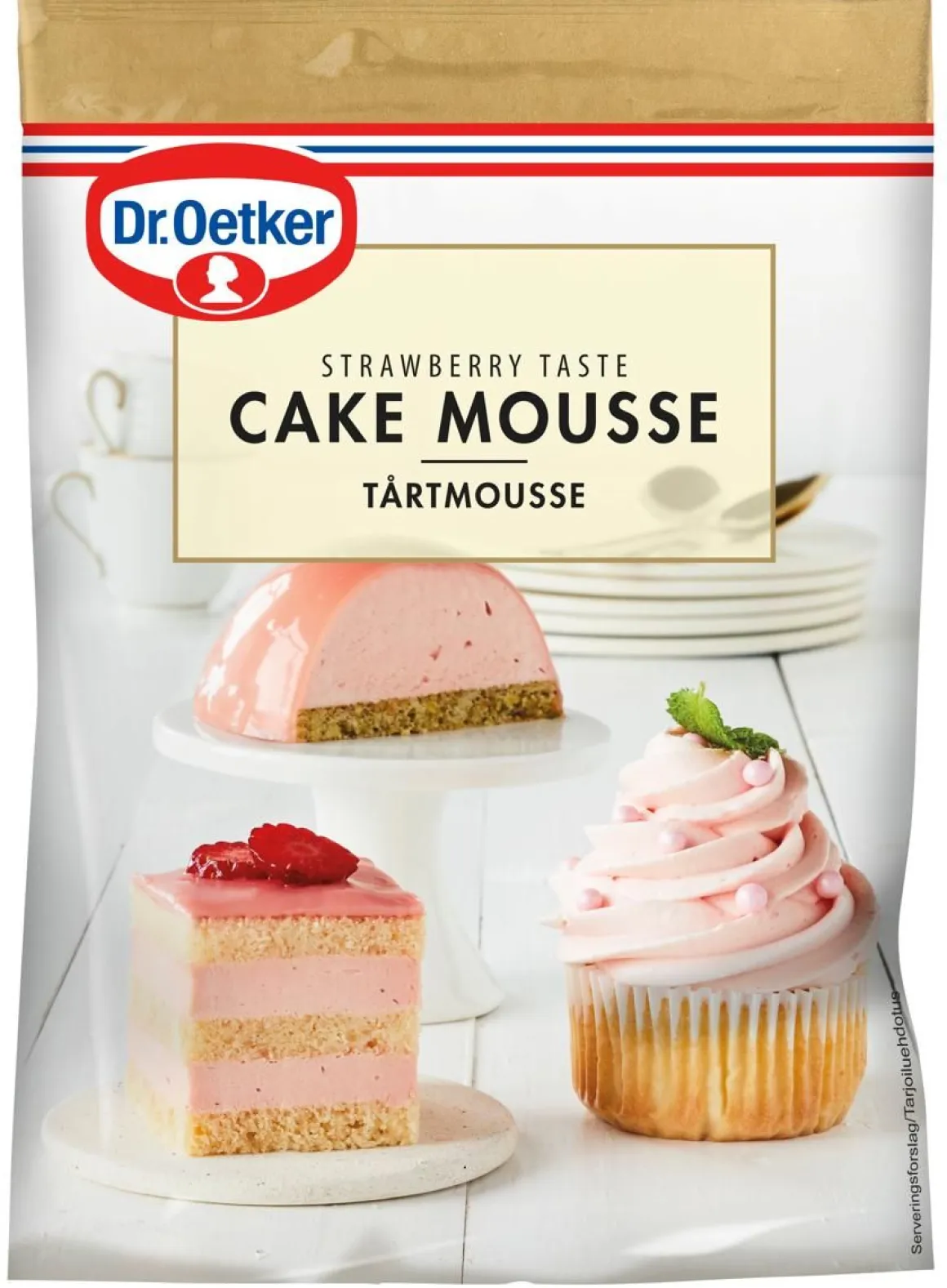 DR. OETKER KAKKUMOUSSE MANSIKANMAKUINEN 96 G