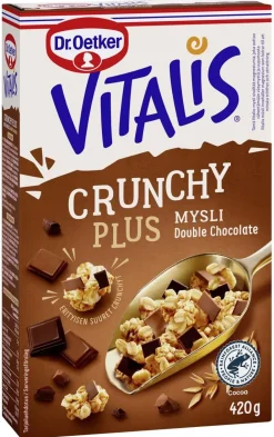 DR. OETKER VITALIS CRUNCHY PLUS DOUBLE CHOCOLATE MYSLI 420 G