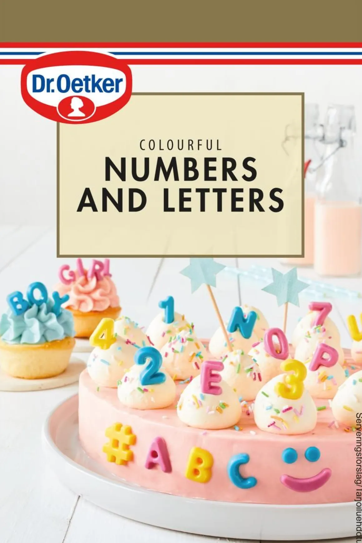 DR. OETKER VÄRIKKÄÄT NUMEROT JA KIRJAIMET 48 G