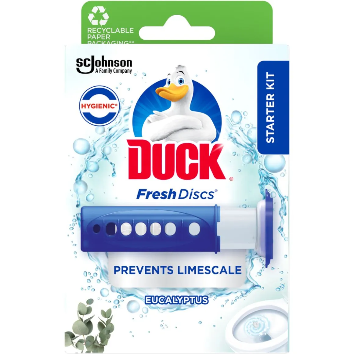 DUCK FRESH DISCS EUCALYPTUS VALKAISEVA 36 ML