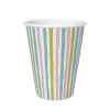 DUNI BIO KARTONKIMUKI STRIPES MULTI 24CL 10 KPL