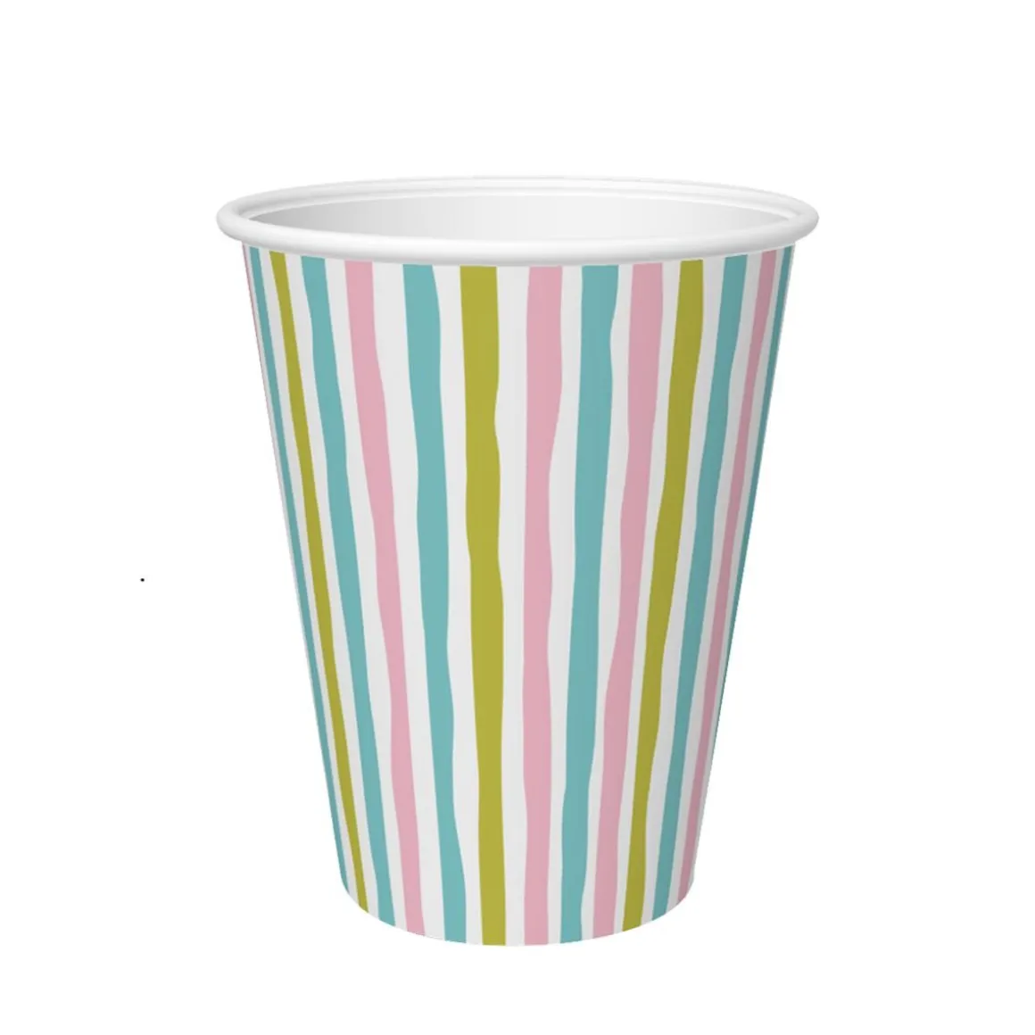 DUNI BIO KARTONKIMUKI STRIPES MULTI 24CL 10 KPL