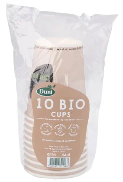 DUNI BIO PAPER CUP 24CL THANK YOU 10 KPL