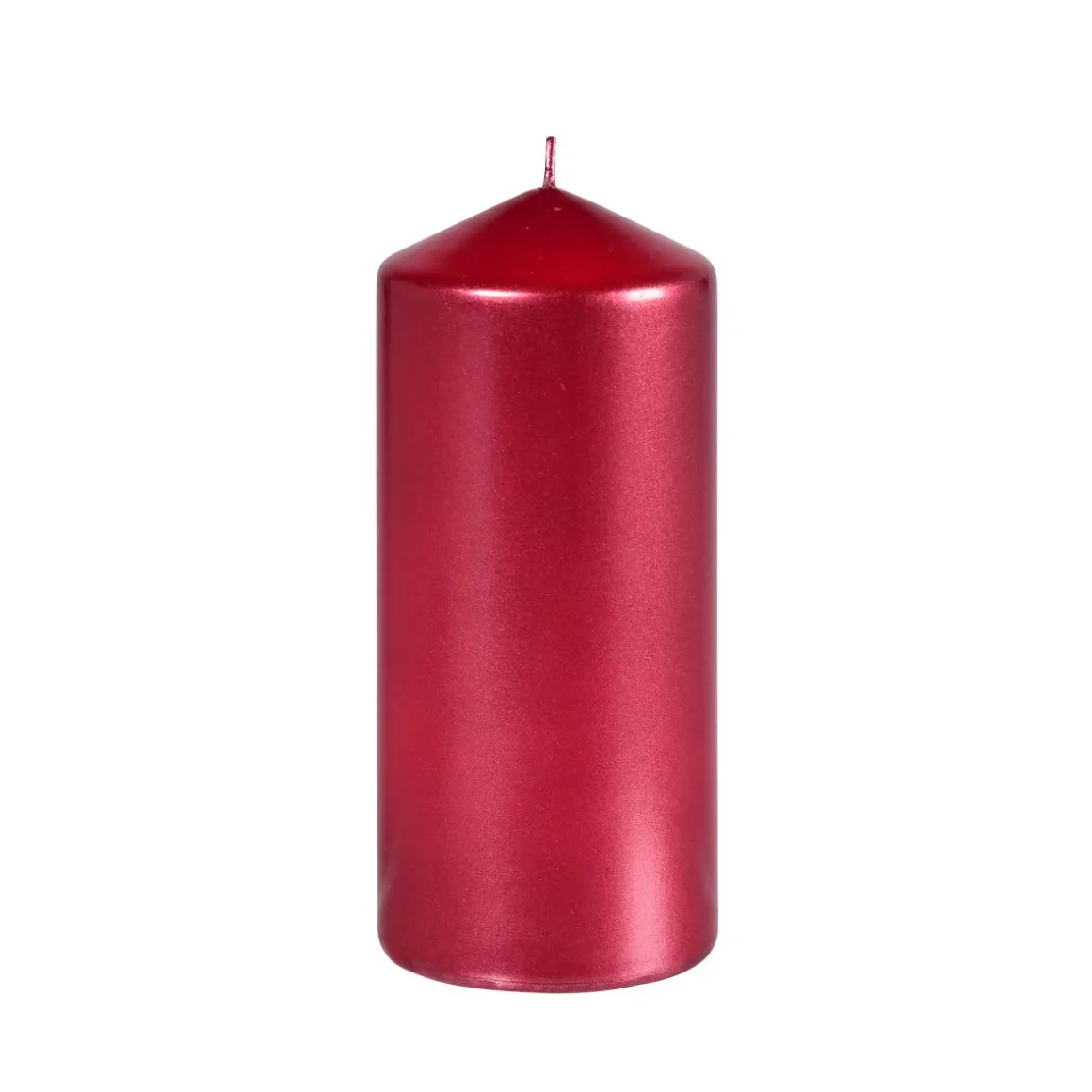 DUNI DUNI PÖYTÄKYNTTILÄ METALLI PUNAINEN 70X150MM 50H