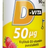 D-VITA 50  G MANSIKKA-VADELMA 90 KPL