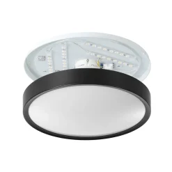 EGLO KATTOVALAISIN MUSURITA 44CM LED 6X5,5W MUSTA/VALKOINEN
