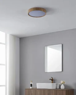 EGLO KYLPYHUONEKATTOVALAISIN MUSURITA LED 14,6W PUU/VALKOINEN