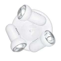 EGLO KATTOSPOTTI ALTA 3-OS VALK/TERÄS KOUKKU/PISTOKE